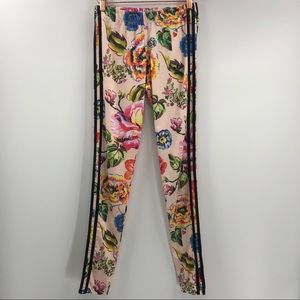⭐️ Adidas Pink Floral Jersey Knit Leggings